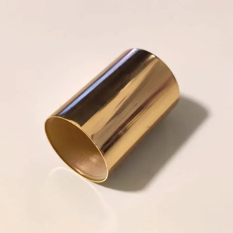 Perfume Tops - Gold - Wholesale Gold Perfume Cap Slim FEA 15