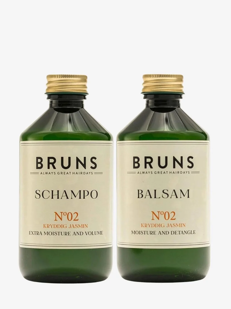 För torrt & lockigt hår – schampo & balsam No 02