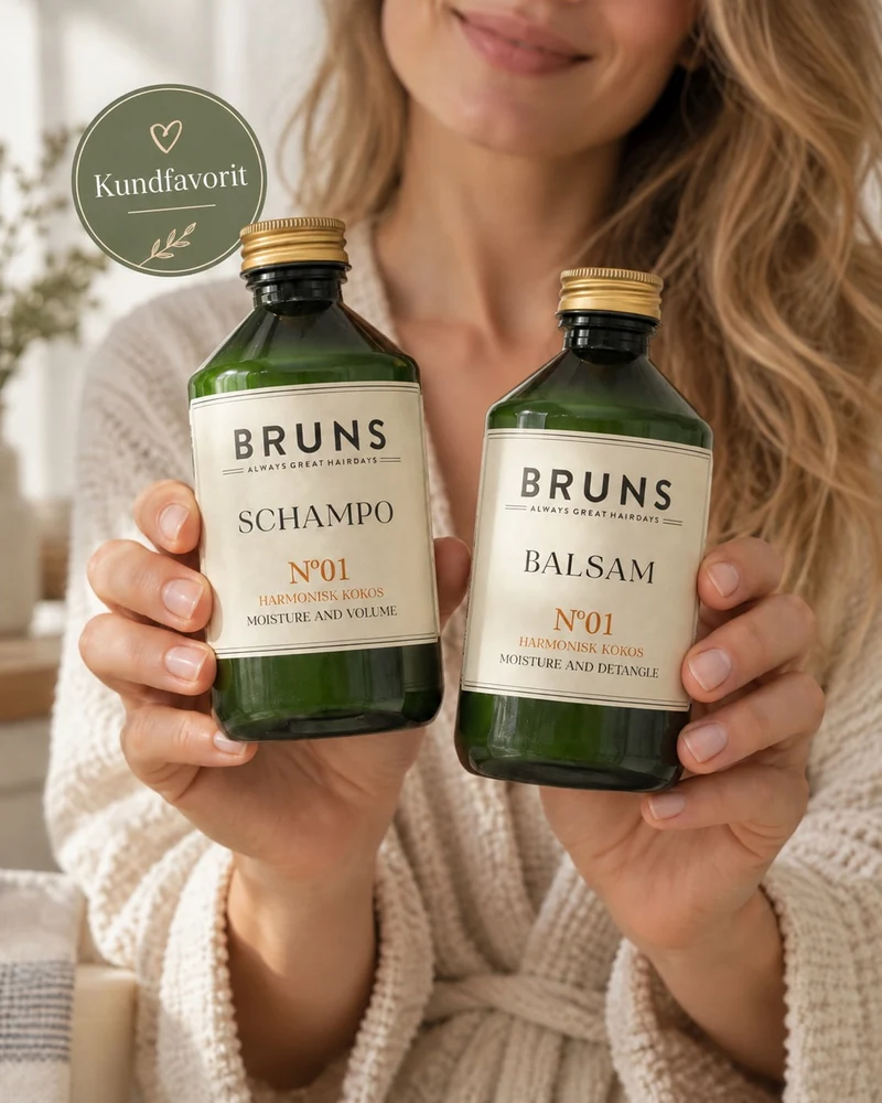 För normalt till torrt hår – schampo & balsam No 01