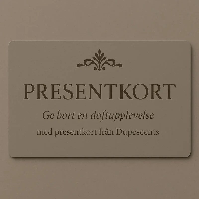 Gift cards at dupescents