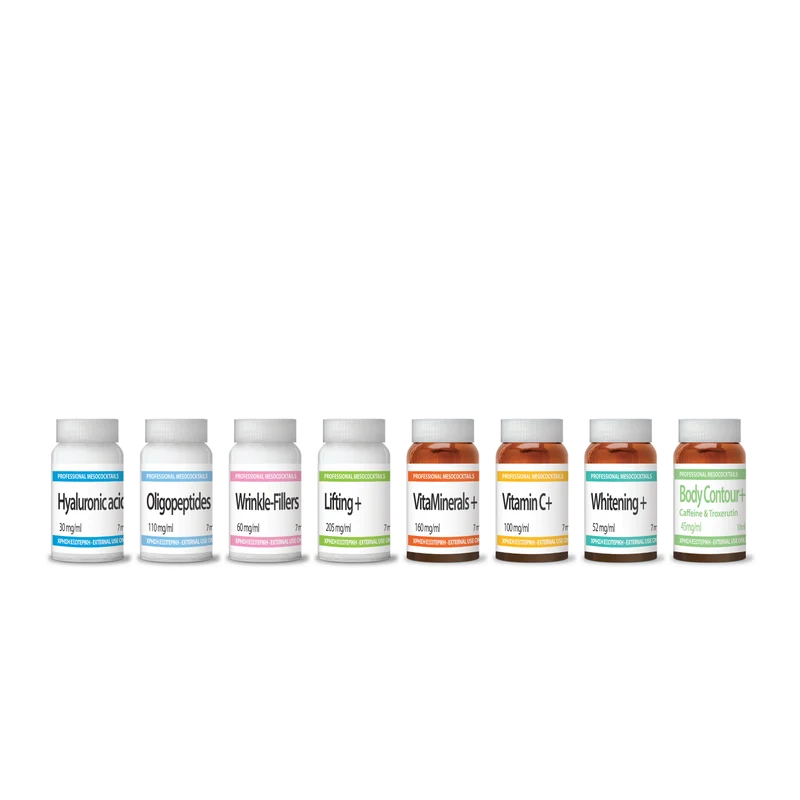 Yellow Rose Vitamin Basic Kit för microneedling 5 flaskor x 7ml