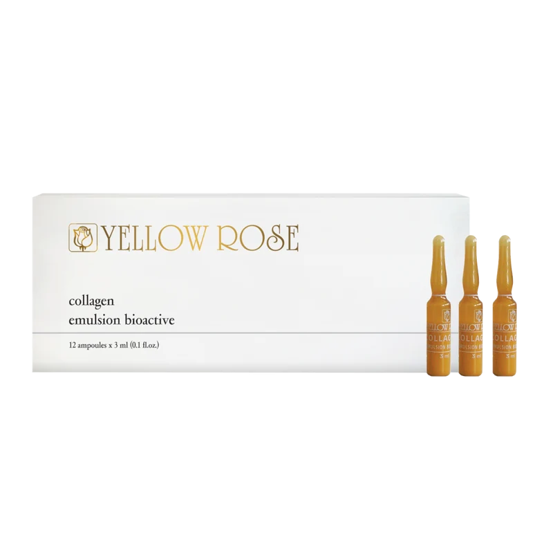 Yellow Rose Collagen emulsion bioactive serum ampole