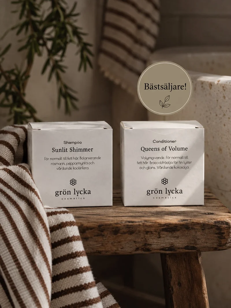 För volym i tunna strån – schampokaka & balsamkaka Sunlit Shimmer
