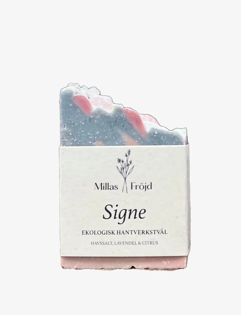 Eko Hantverkstvål - Signe - Lavendel, Citrus & pepparmynta